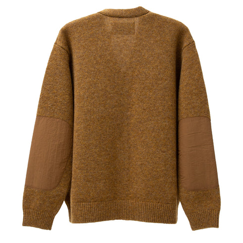 And Wander Shetland Wool Cardigan Camel 5742284361 Degli Uberti